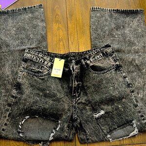 Stone wash black size 12 brand new